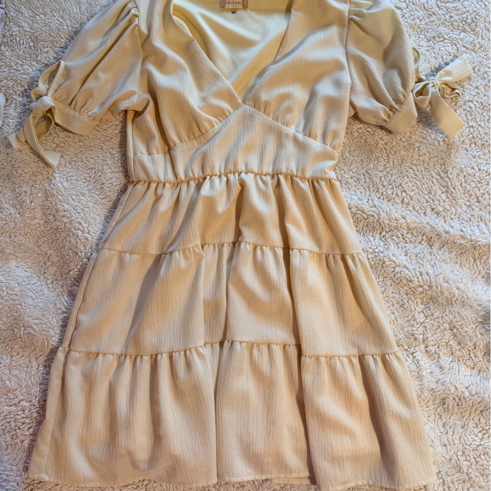 Staring at Stars Light Yellow Dress
